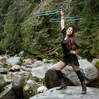hoop dance and badassery with lola loops